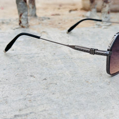 Louis Vuitton – 391 – 55 – Grey Multi – Metal – Sunglasses – Unisex