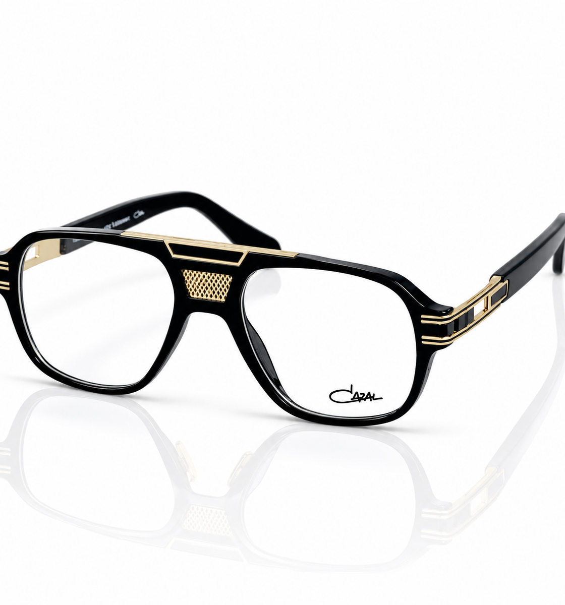 Cazal – 26196 - 55 – Golden Black –  Acetate - Optics – Unisex - Premium