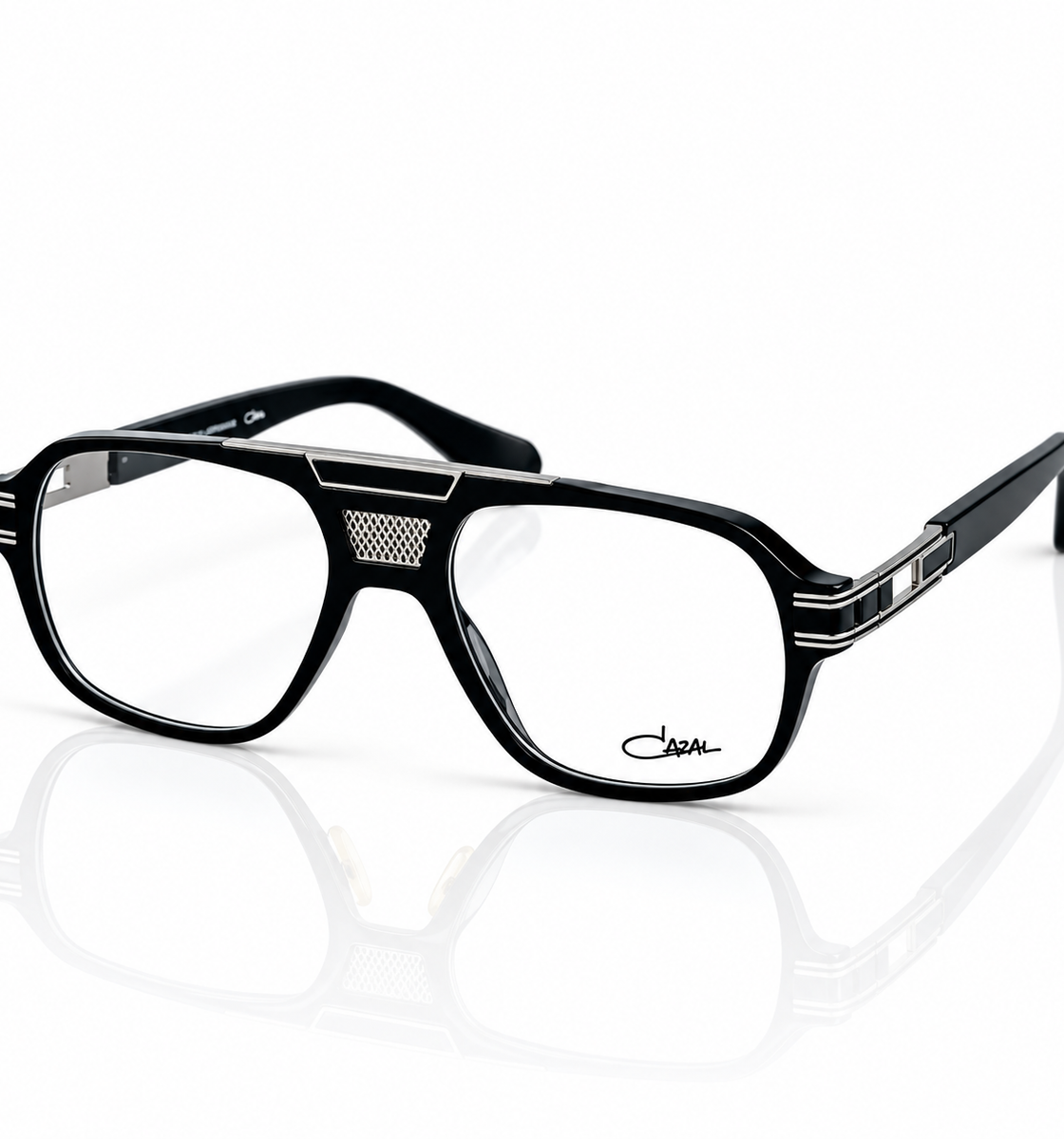 Cazal – 26196 - 55 – Silver Black –  Acetate - Optics – Unisex - Premium