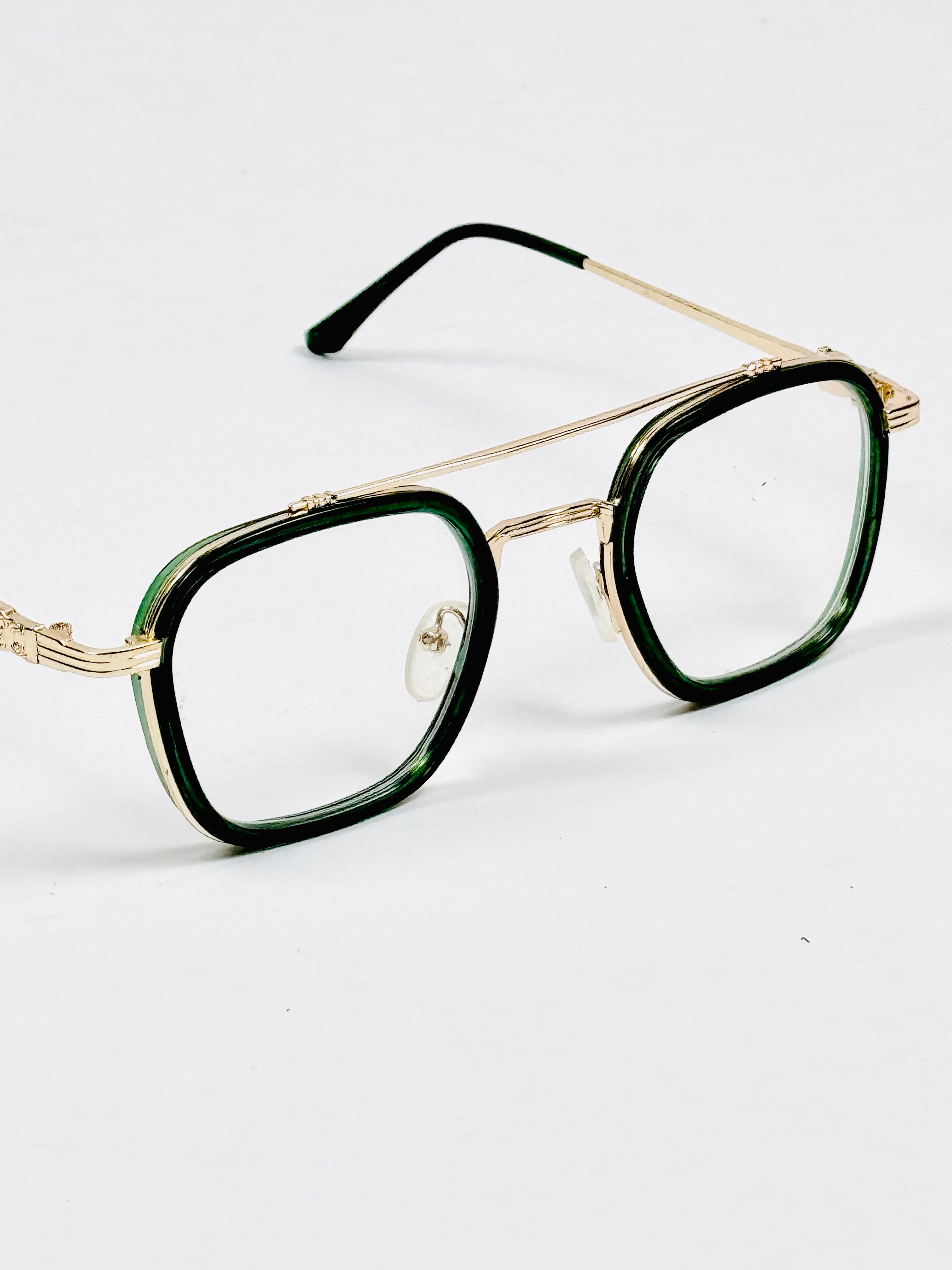Ferragamo – 59300 – 5449 – Golden Green – Metal – Optics – Unisex