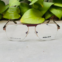 Police – 135312 – 54 – Golden Brown –  Metal - Optics – Unisex