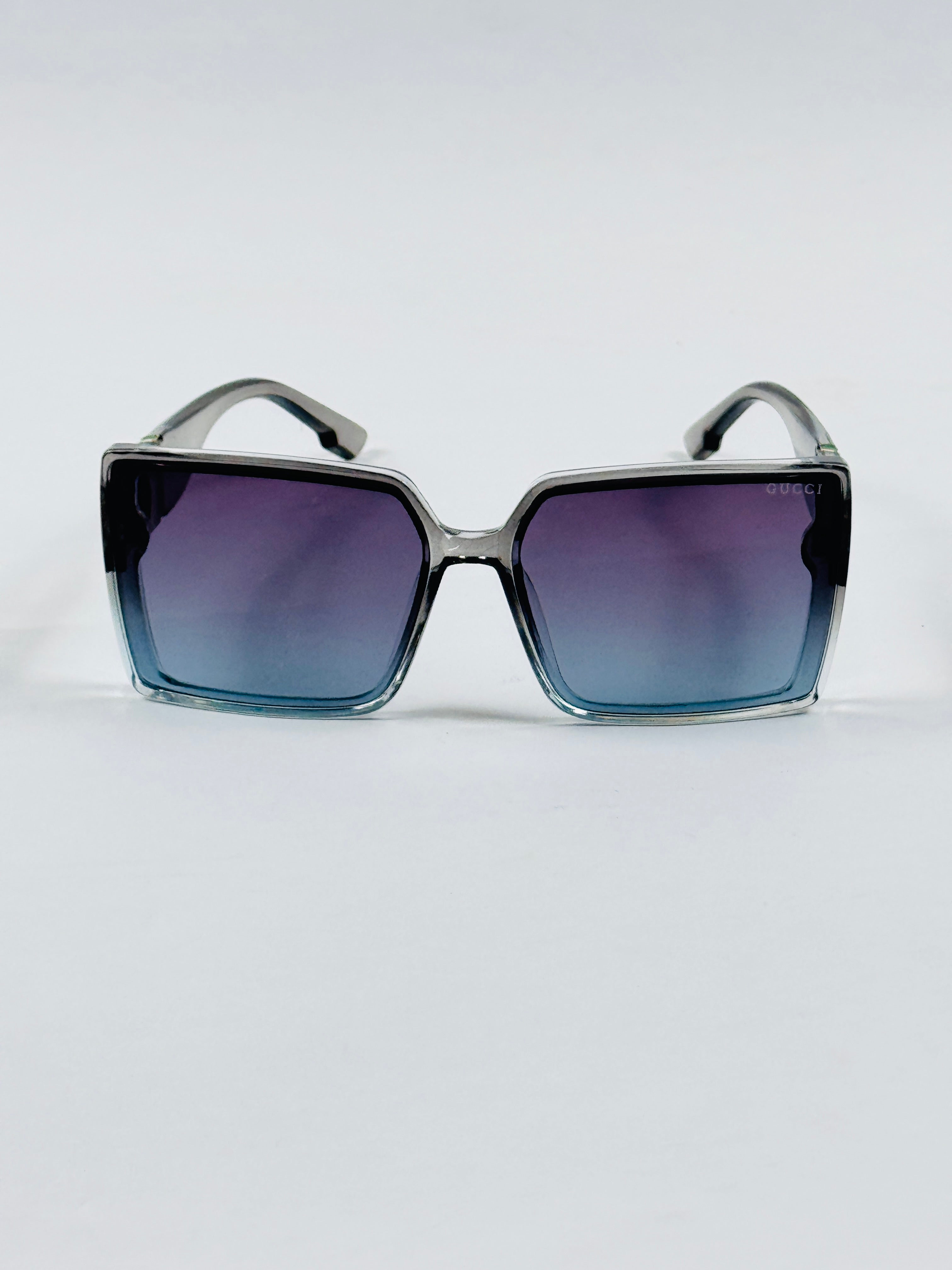 Gucci - 3374 – 56 – Grey Blue – Acetate – Sunglasses – Ladies