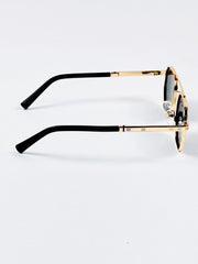 Louis Vuitton – 1417 – 50 – Golden Black – Metal – Sunglasses – Unisex