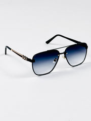 Versace – 22211 – 60 – Black Gradient – Metal – Sunglasses – Unisex