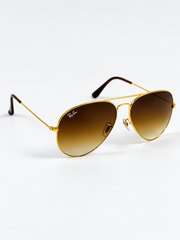 Rayban – 3026 – 62 – Golden Brown Gradient – Metal – Sunglasses – Unisex - Premium