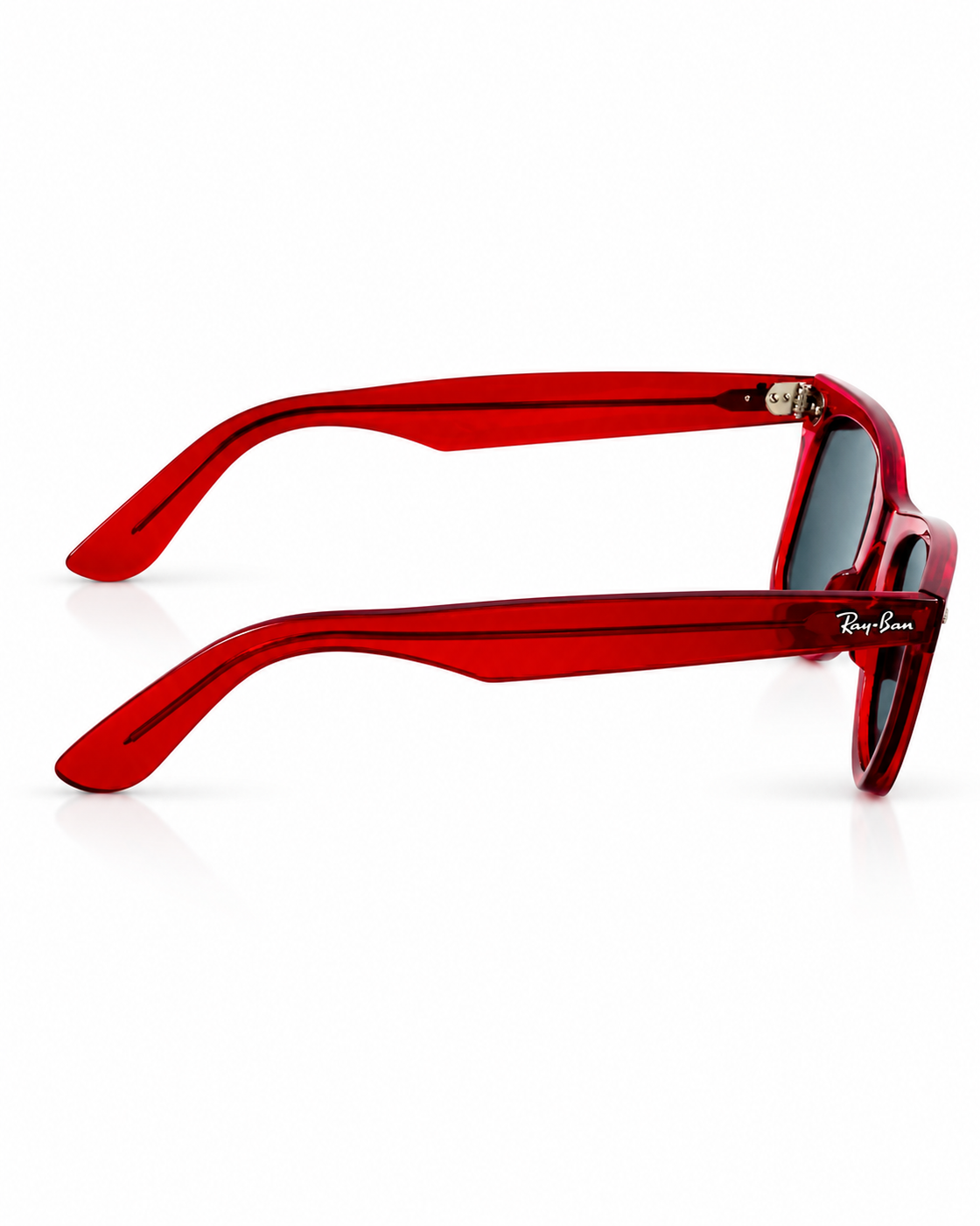 RayBan – 2140 – 50 – Red Black –  Acetate- Sunglasses – Unisex - Premium