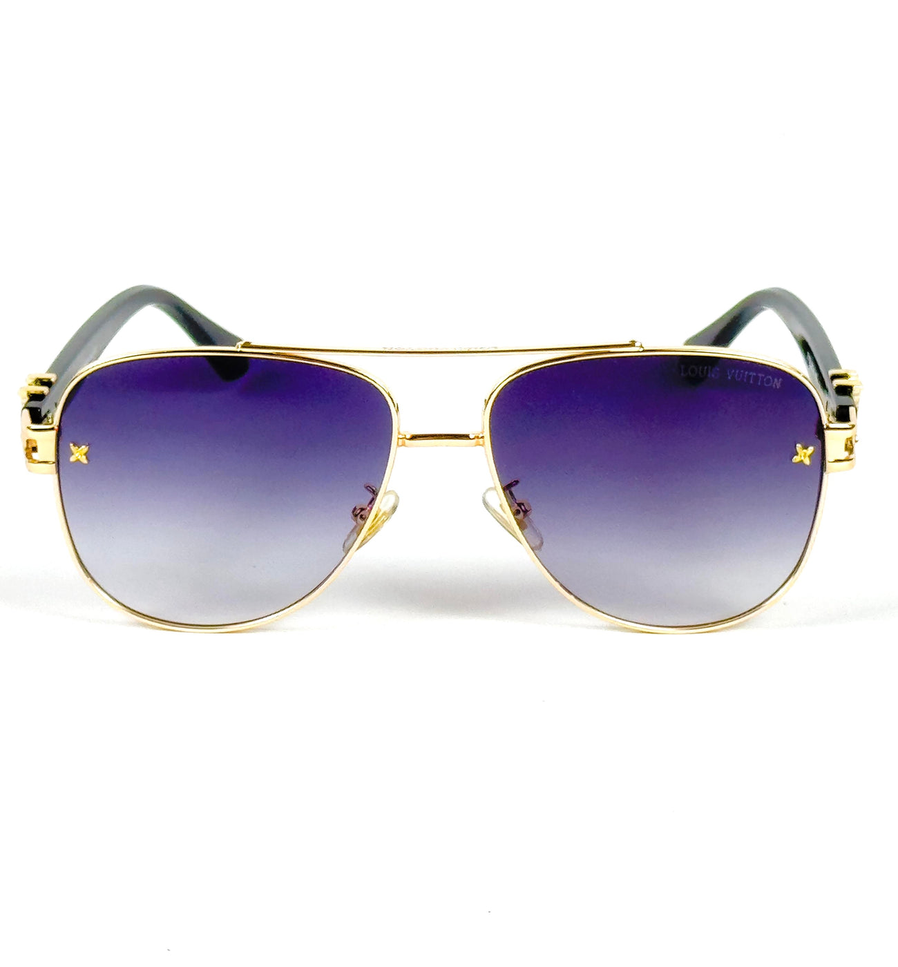 Louis Vuitton – 1708 - 58 –  Golden Black - Metal - Sunglasses – Unisex