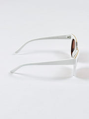Dior – 9005 – 50 – White Brown – Acetate – Sunglasses – Ladies