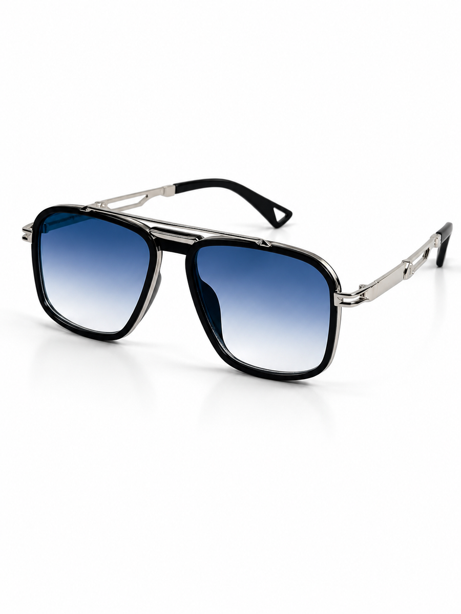 Cartier – 2778 – 53 – Silver Blue – Metal – Sunglasses – Unisex