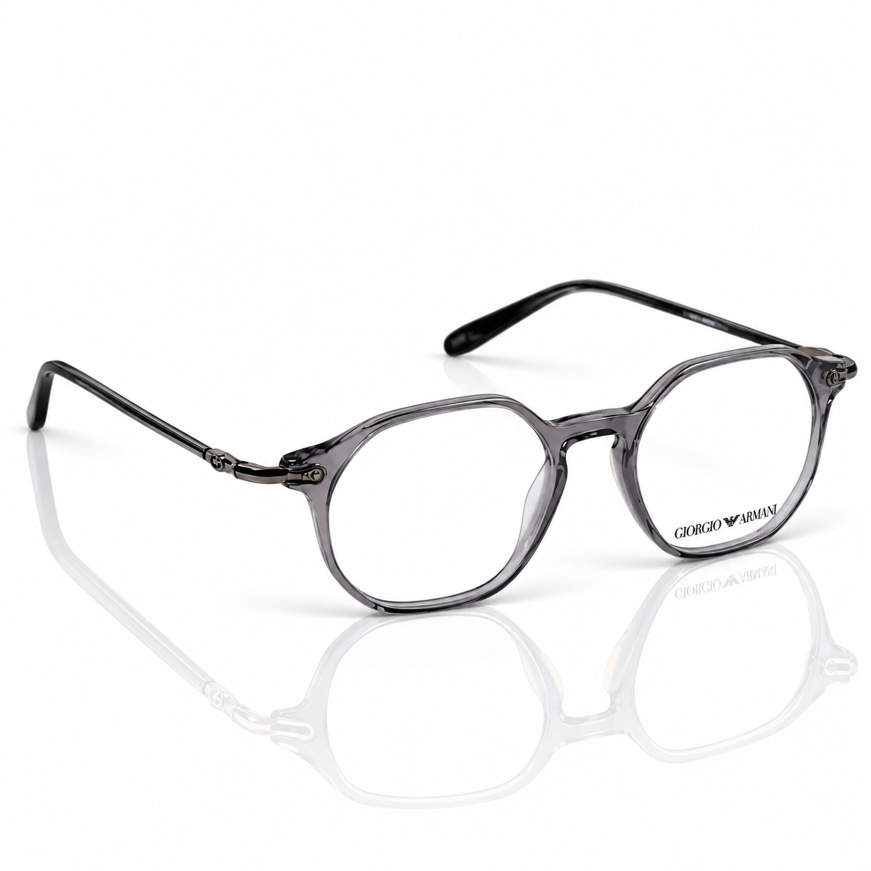 Armani – 25208 – 51 – Grey –  Acetate- Optics – Unisex - Premium