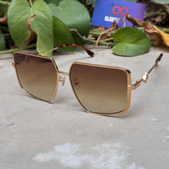 Fendi  – 4014 - 59 – Golden Brown Gradient – Metal - Sunglasses – Ladies - Premium