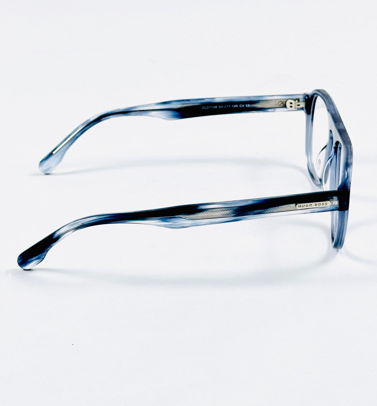 Boss – 7198 – 53 – Blue - Acetate - Optics – Unisex - Premium