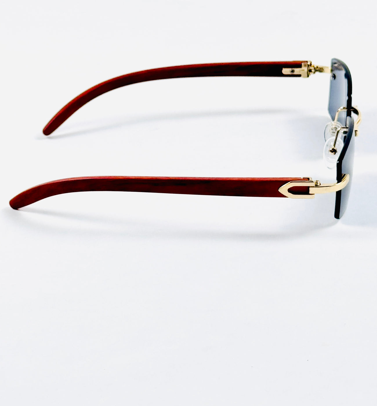 Cartier – 53 – Wooden Black - Rimless - Sunglasses – Unisex