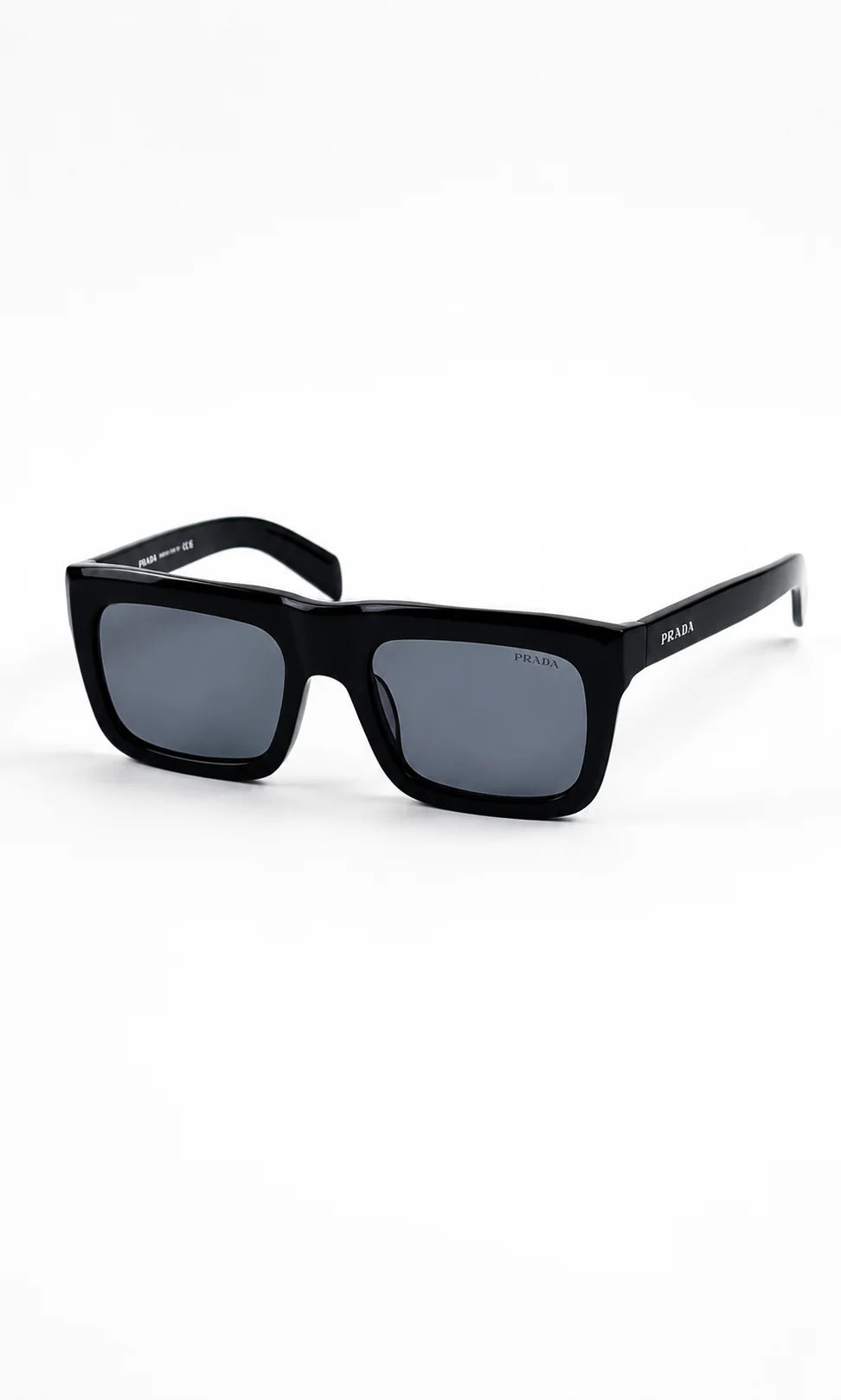 Prada – SPR D11- F – 56 – Black – Acetate- Sunglasses – Unisex - Premium