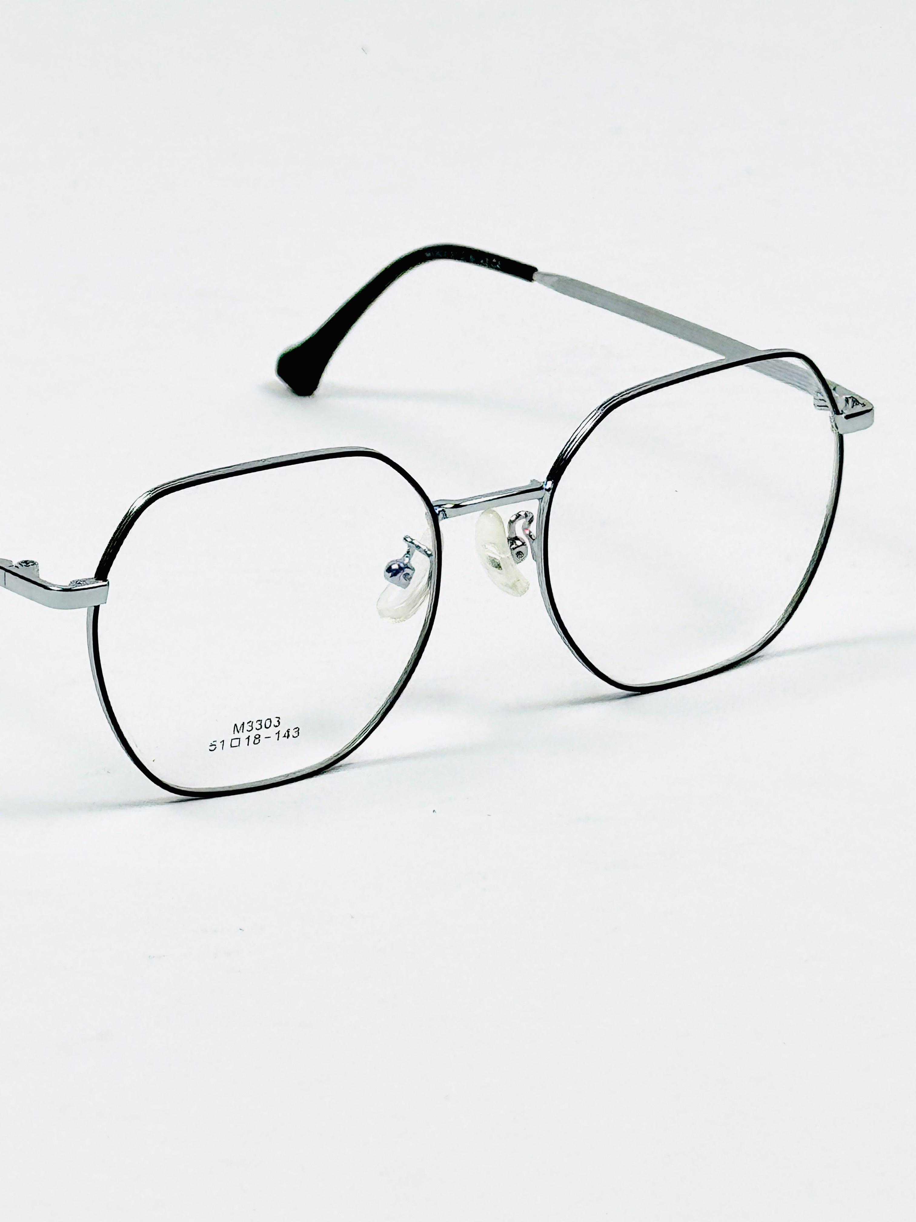 Dior – 3303 – 51 - Silver Black – Metal – Optics – Unisex