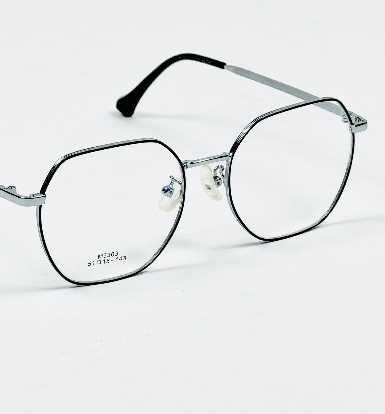 Dior – 3303 – 51 - Silver Black – Metal – Optics – Unisex