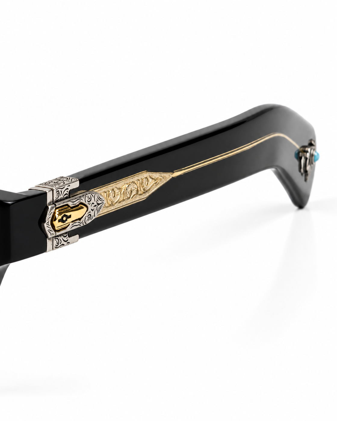 Jacques Marie Mage – STERETT – 52 – Black – Acetate – Sunglasses – Unisex - Premium