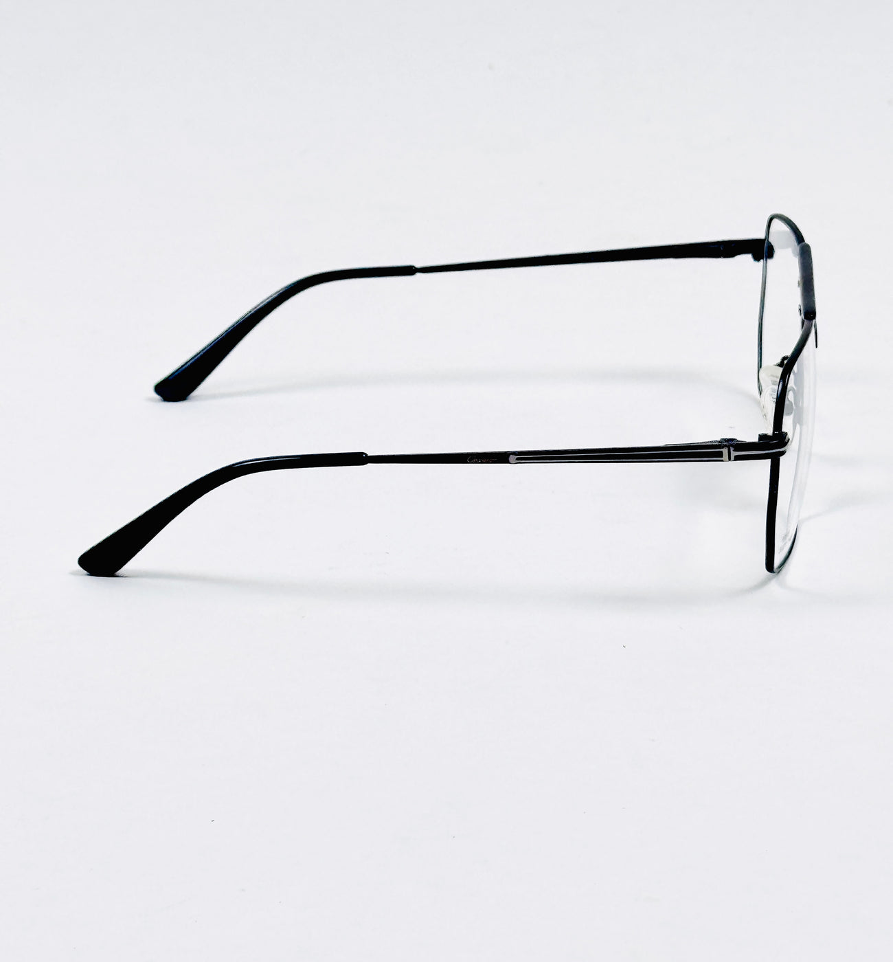 Cartier – 18010 – 55 – Silver Black –  Metal - Optics – Unisex