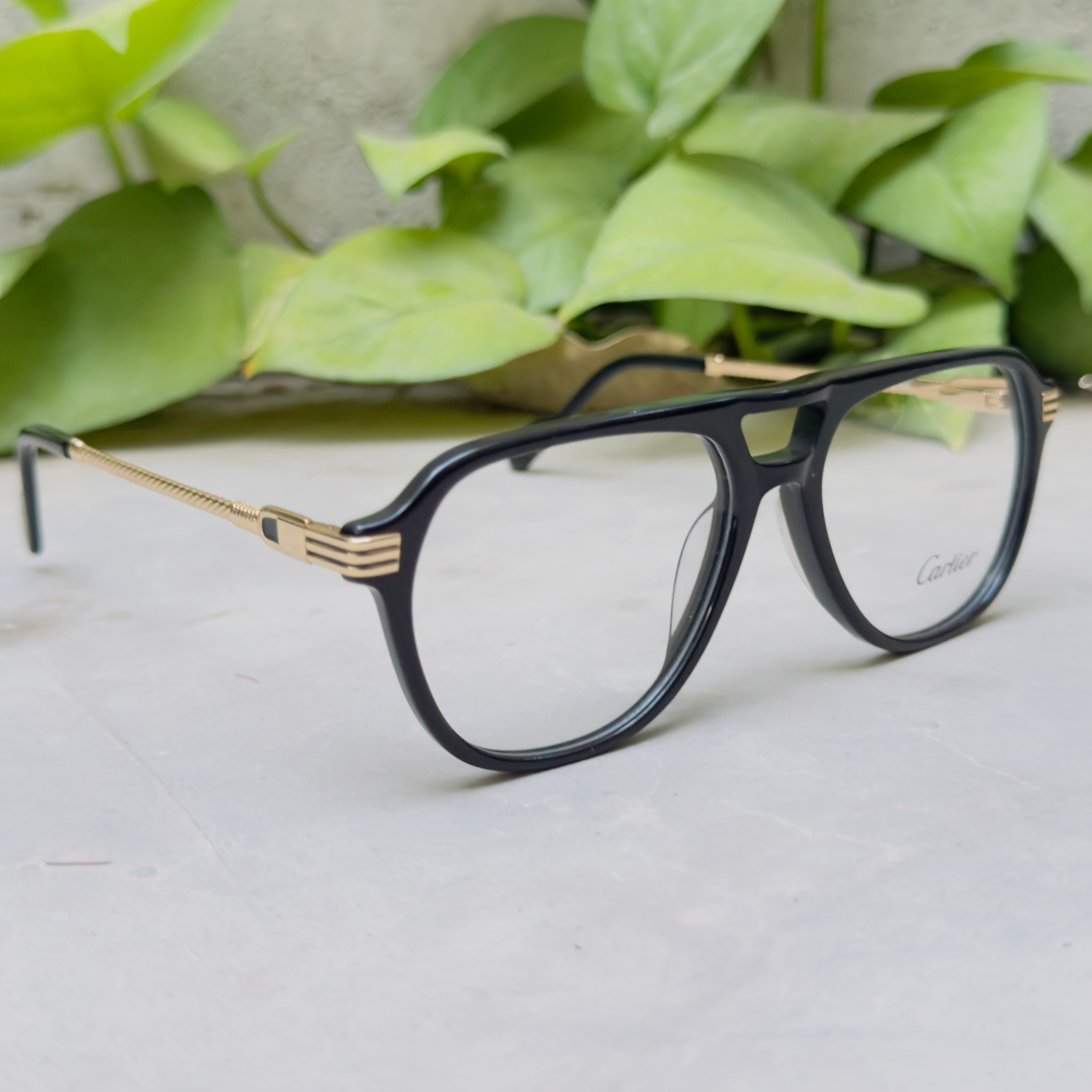 Cartier - 0471 – 54 – Black –  Acetate - Metal - Optics – Unisex - Premium