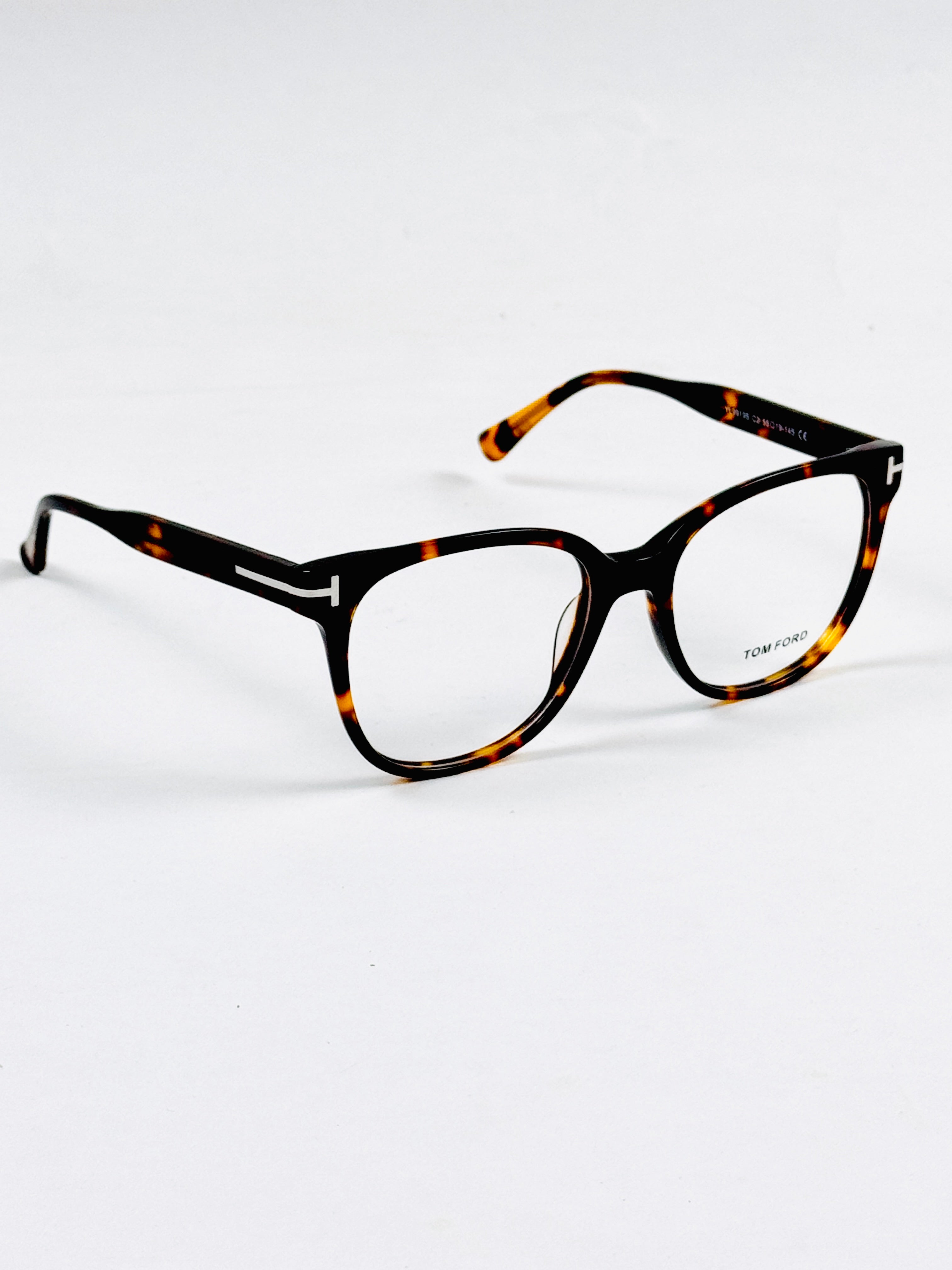 Tom Ford – 99195 - 55 – Tortoise - Acetate - Optics – Unisex - Premium