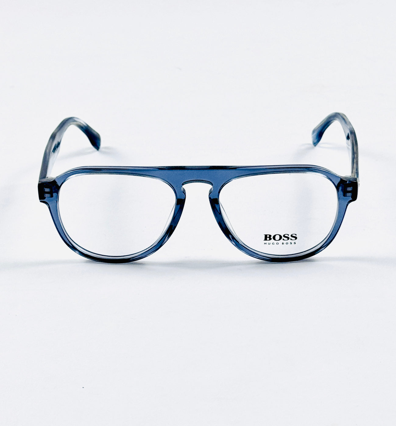 Boss – 7198 – 53 – Blue - Acetate - Optics – Unisex - Premium