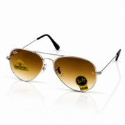 Rayban – 3026 – 62 – Silver Brown – Metal – Sunglasses – Unisex