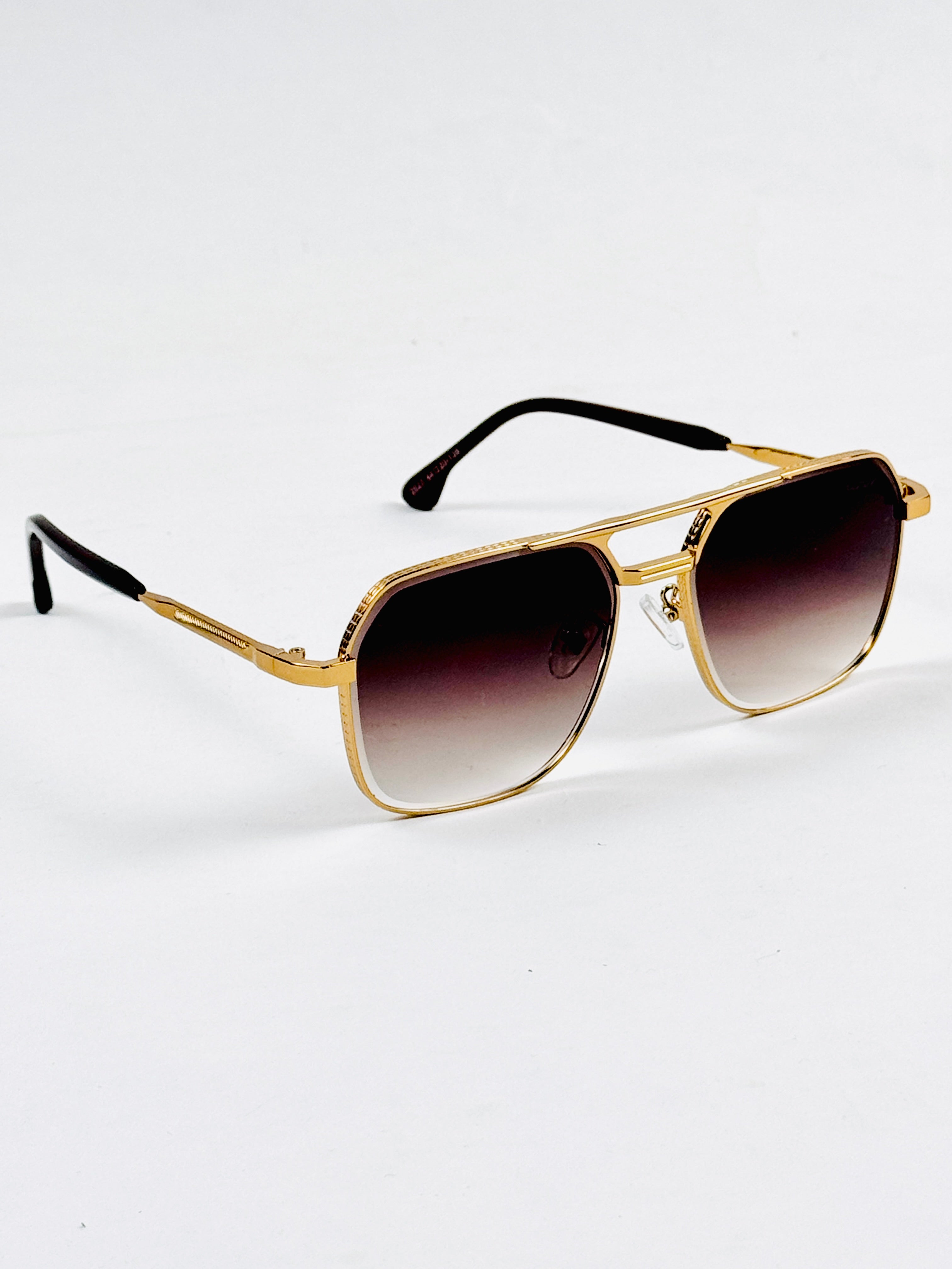 Cartier – 2627 – 44 – Golden Brown – Metal – Sunglasses – Unisex