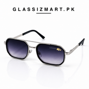 Lacoste – 9005 – 58 – Silver Black Gradient – Metal – Sunglasses – Unisex