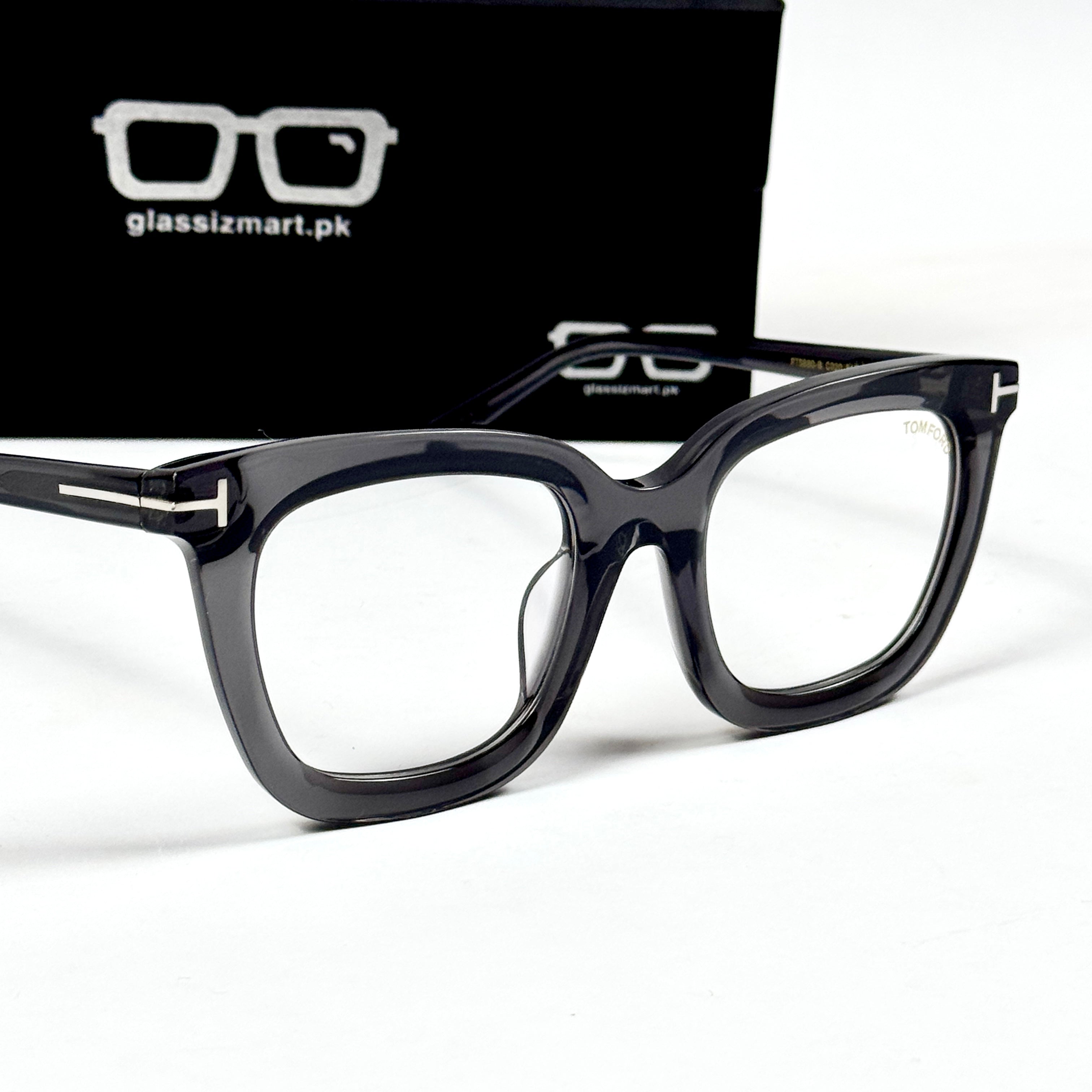 Tom Ford – 5880 – 51 – Grey –  Acetate - Optics – Unisex - Premium