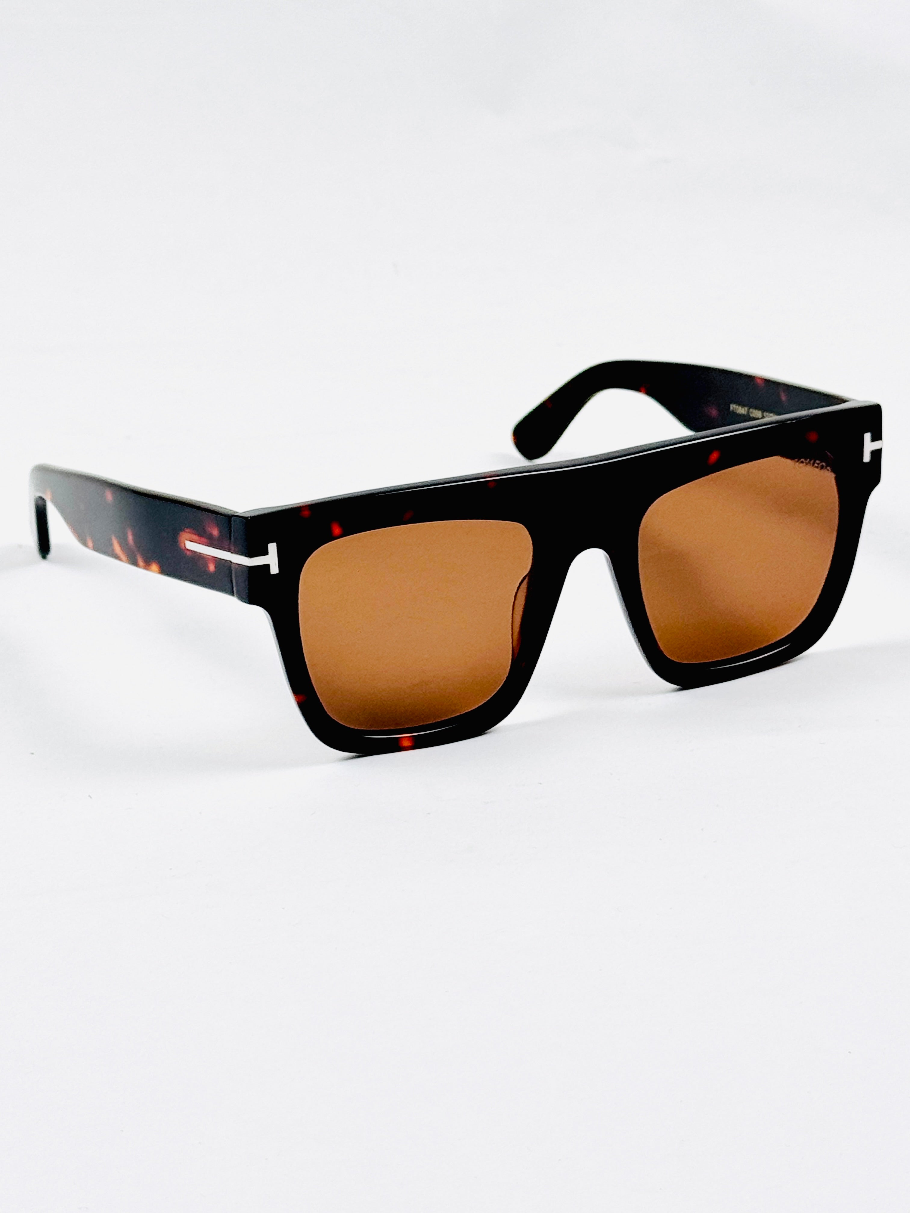 Tom Ford – 0847 - 52 – Tortoise Brown –  Acetate - Sunglasses – Unisex - Premium