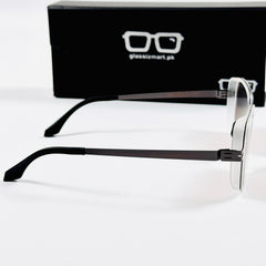 ICI BERLIN – Z8023 – 56 – Transparent Brown –  Metal - Sunglasses – Unisex