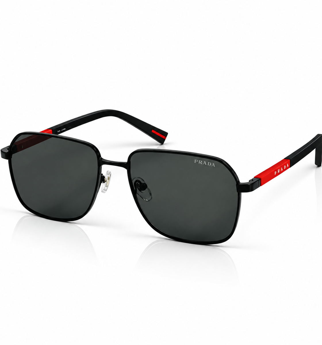 Prada – PSA51 - 57 – Black – Metal - Sunglasses – Unisex - Premium