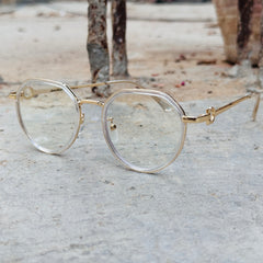 Ferragamo – 5580 – 54 – White Gold – Metal – Optics – Unisex