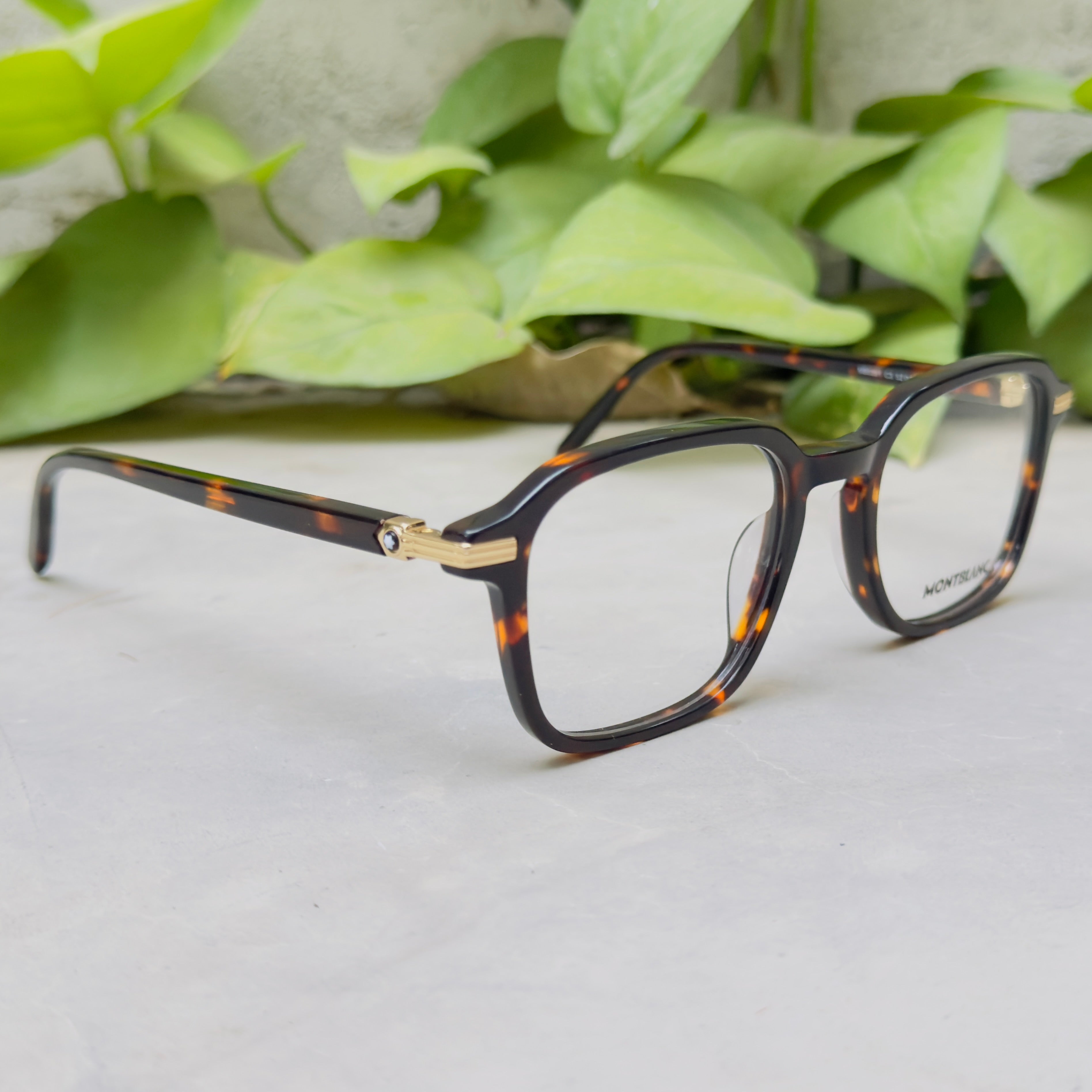 Mont Blanc – 0391 – 52 – Tortoise –  Acetate - Optics – Unisex - Premium