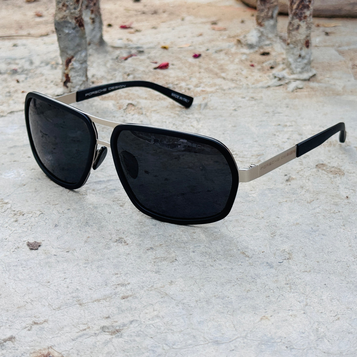 Porsche – 8532 - 60 – Silver Black - Metal - Sunglasses – Unisex - Premium