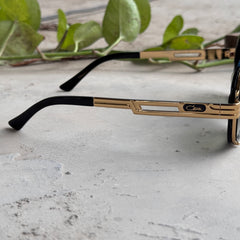 Cazal – 665 - 60 – Golden Green - Metal - Sunglasses – Unisex - Premium