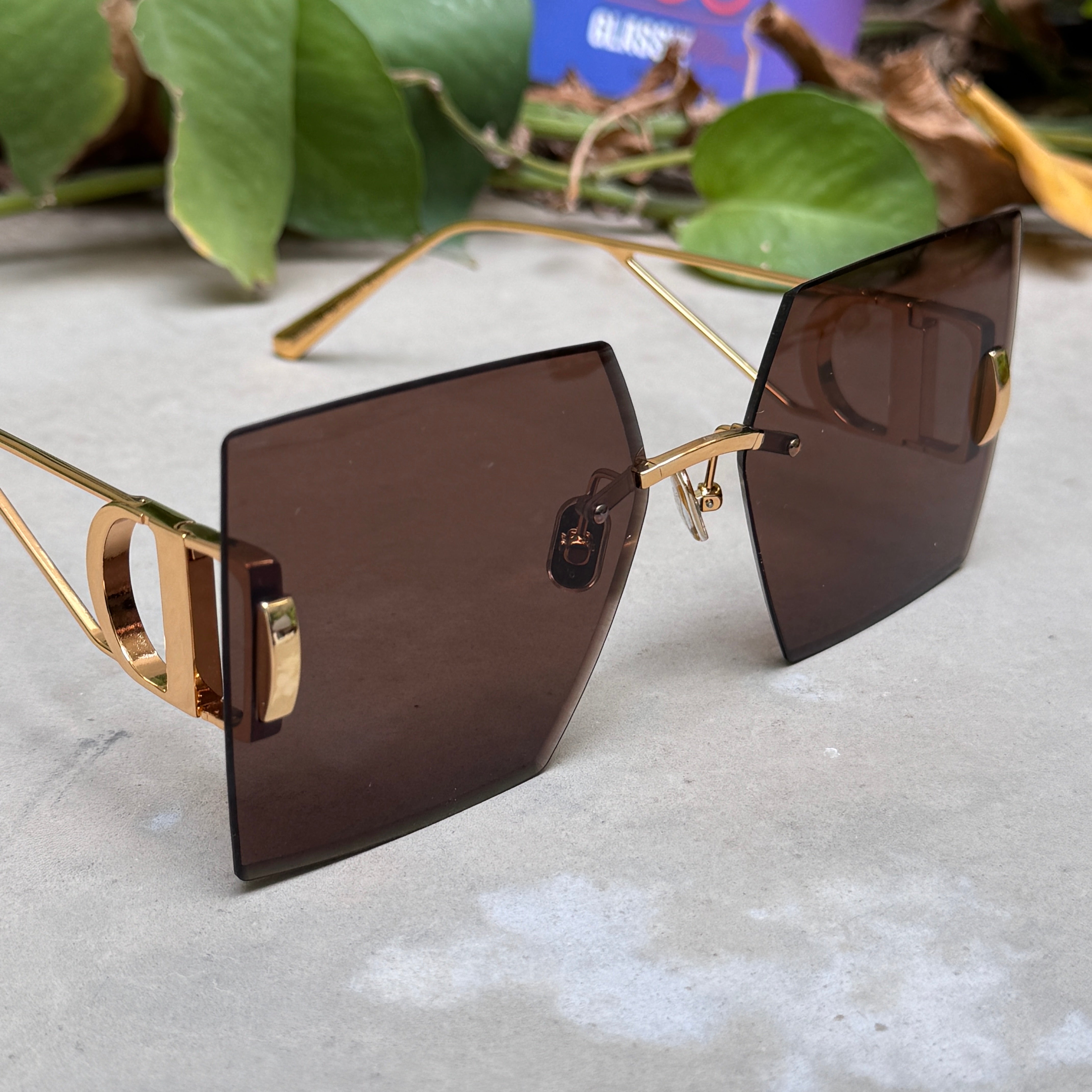 Dior – Montaigne s7u - 64 – Brown – Metal - Sunglasses – Ladies - Premium