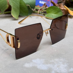 Dior – Montaigne s7u - 64 – Brown – Metal - Sunglasses – Ladies - Premium