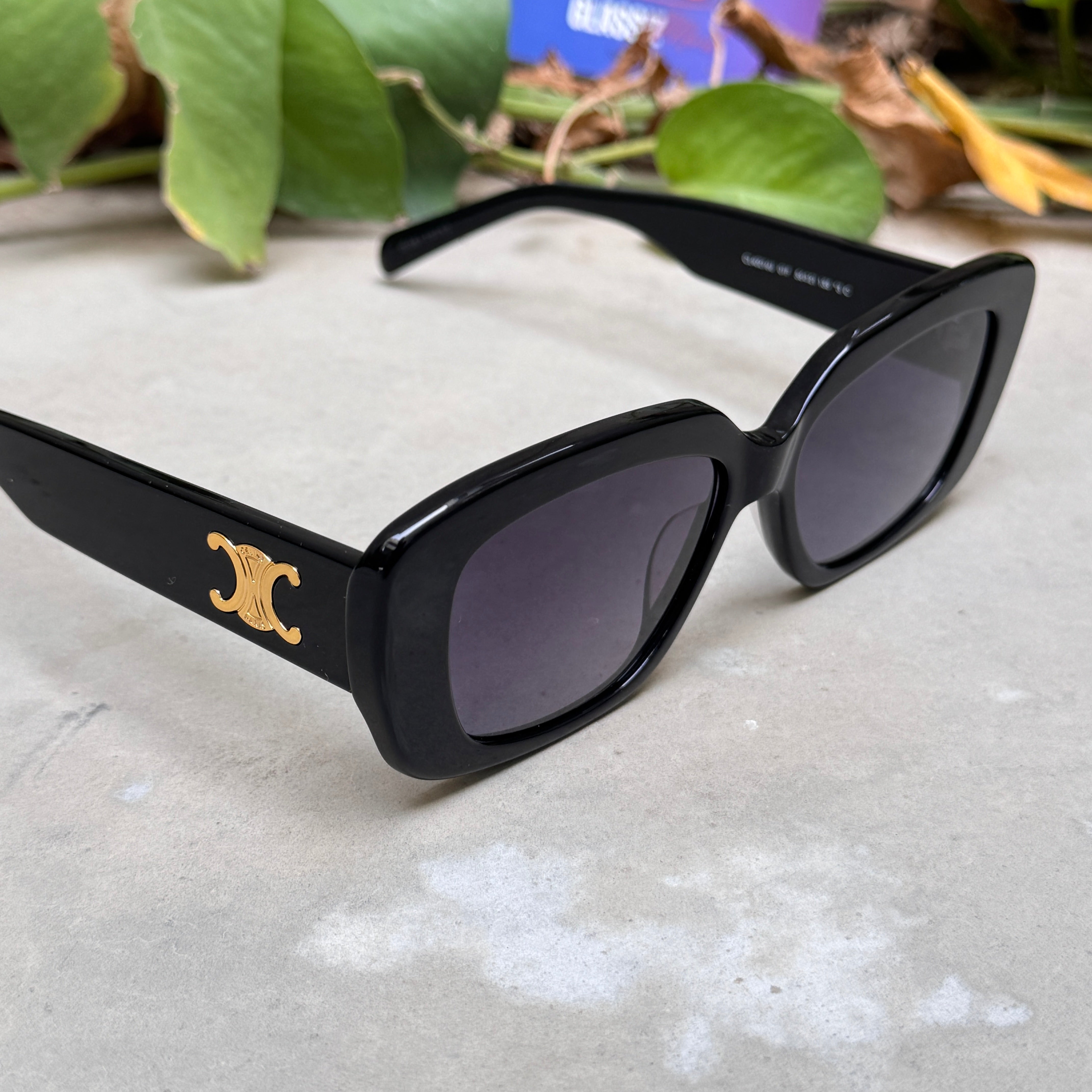 Celine – 40216 - 56 – Black Gradient – Acetate - Sunglasses – Ladies - Premium