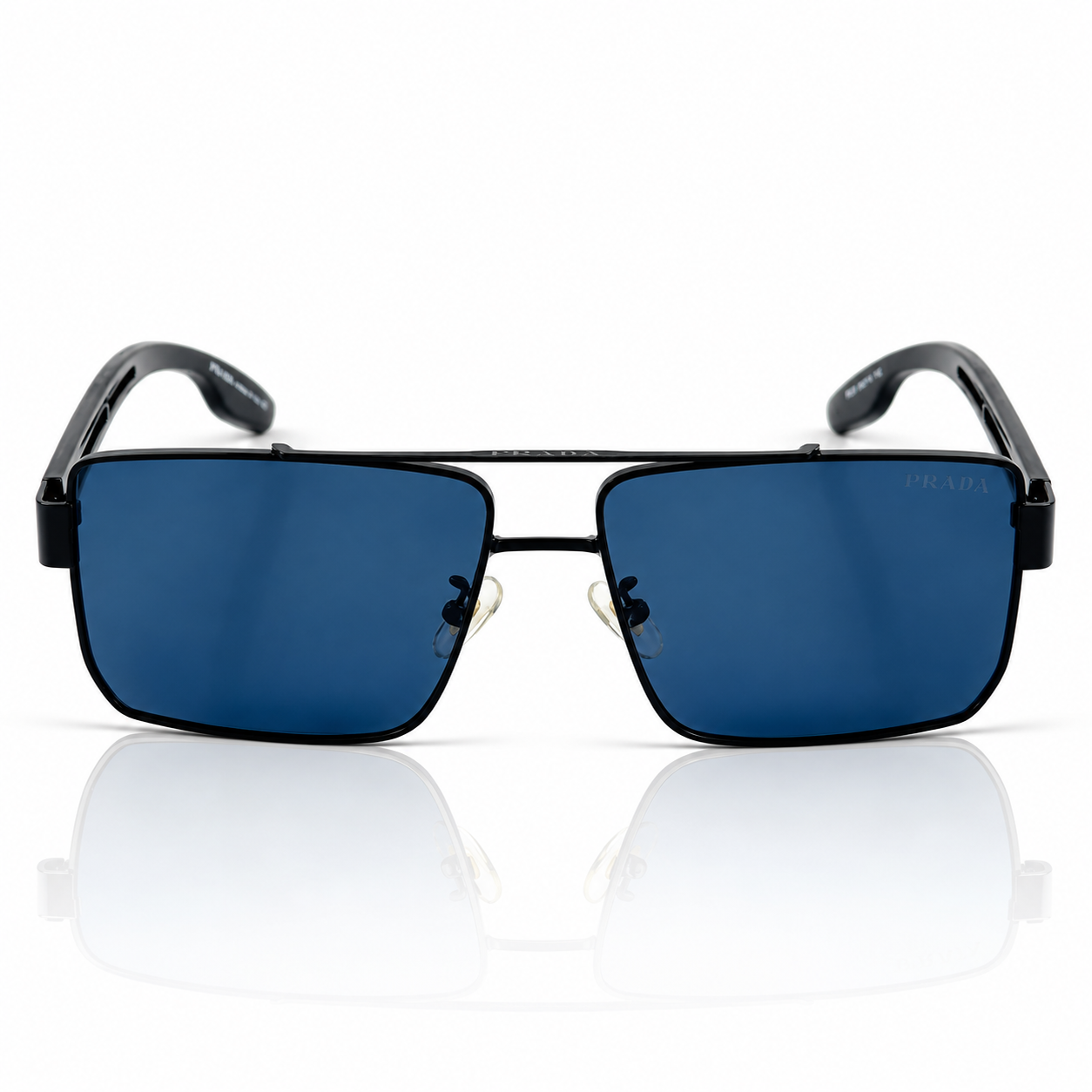 Prada – PR78 – 59 – Black – Metal – Sunglasses – Unisex