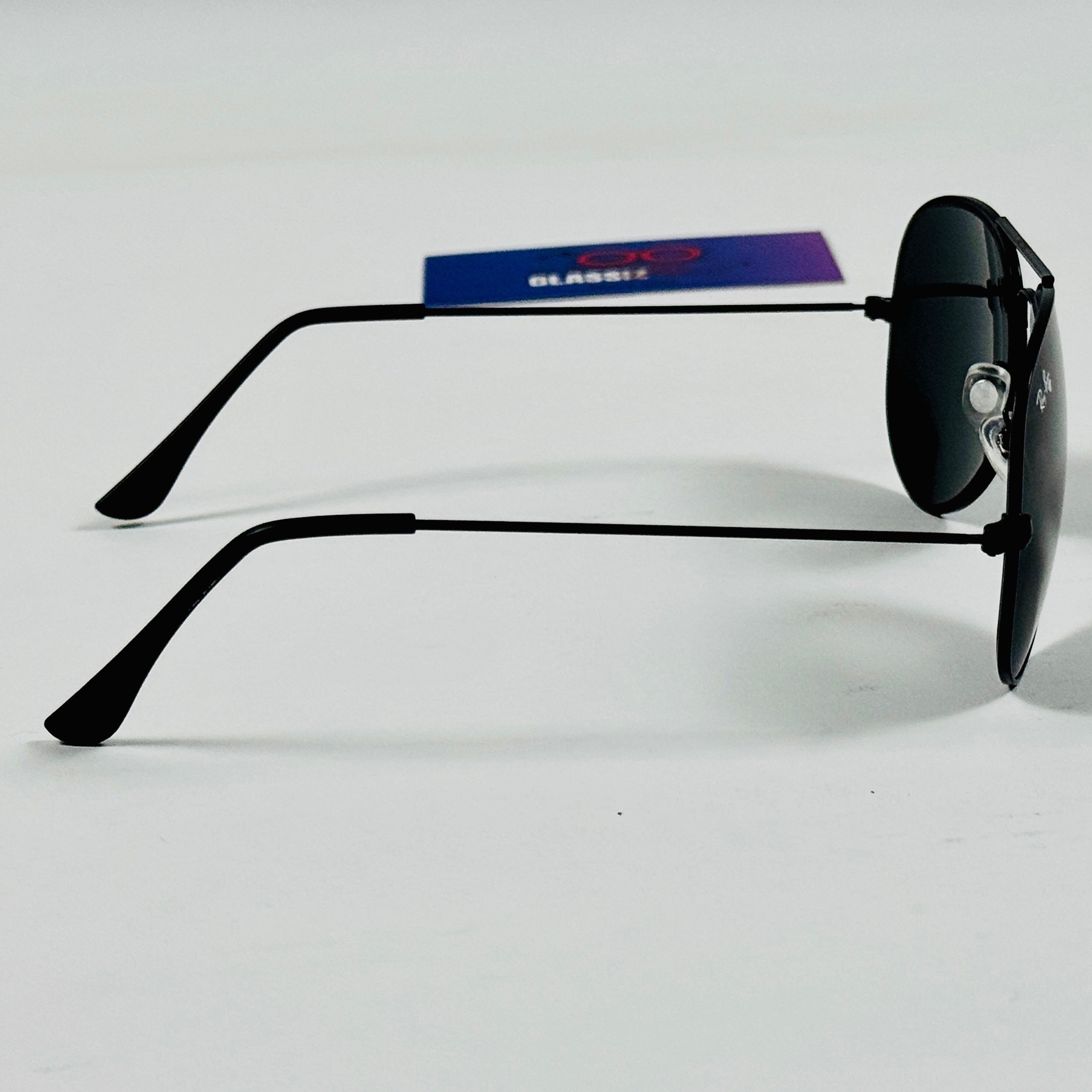 Rayban – 3026 – 62 – Black – Metal – Sunglasses – Unisex