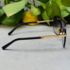 Dita – 2087 - 64 –  Golden Black Gradient - Metal - Sunglasses – Unisex - Premium