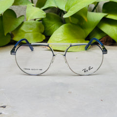 Rayban – 135306 – 52 – Silver Blue –  Metal - Optics – Unisex