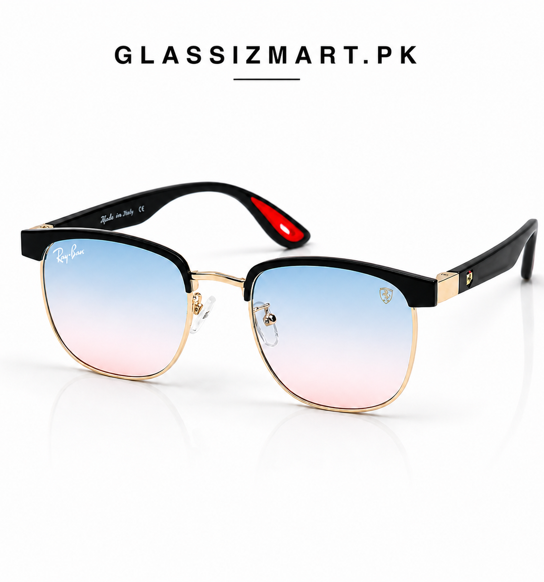 Rayban - 3676 – 54 – Golden Multi – Metal – Sunglasses – Unisex