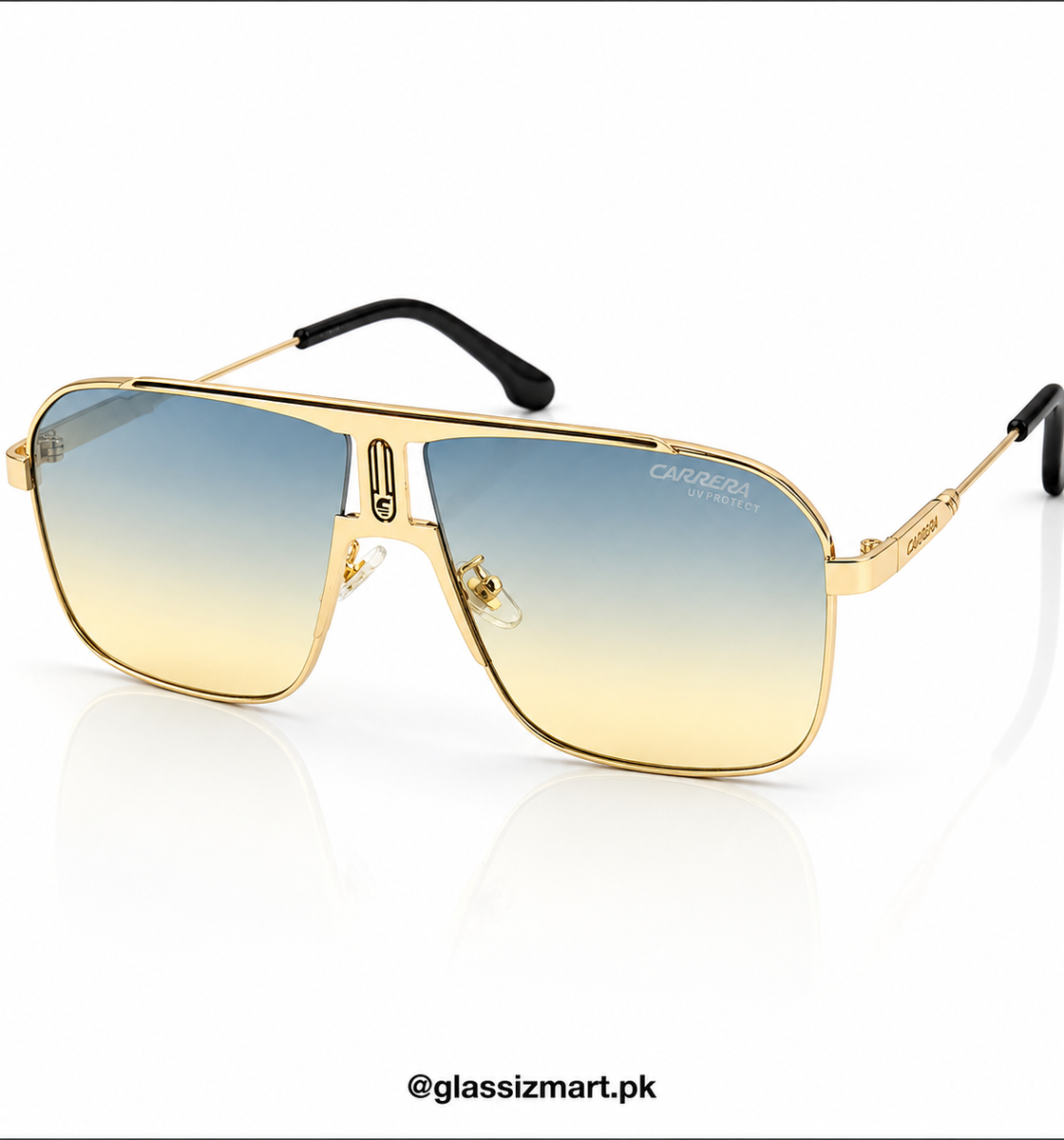 Carrera – 10420 - 64 – Golden Multi - Metal - Sunglasses – Unisex