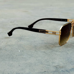 Maybach – 22106 – 58 – Golden Brown – Metal – Sunglasses – Unisex