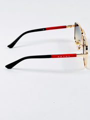 Prada – PR131 - 60 – Golden Multi – Metal – Sunglasses