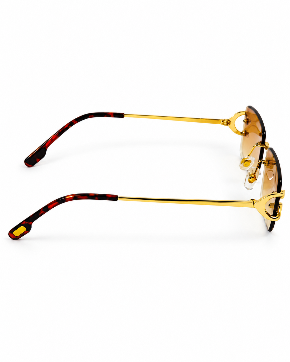 Cartier – CT00920 – 53 – Golden Brown Gradient – Metal - Sunglasses – Rimless - Unisex