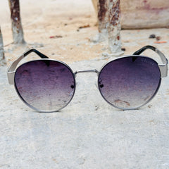 Celine – 2152 - 58 – Silver Black – Metal – Sunglasses - Unisex