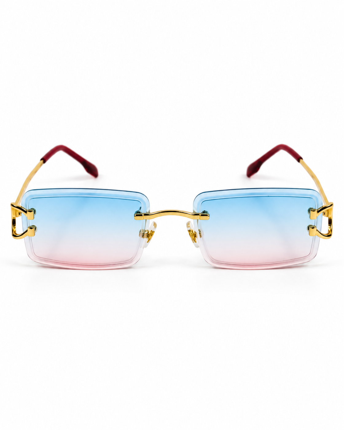 Cartier – CT00920 – 53 – Golden Pink – Metal - Sunglasses – Rimless - Unisex